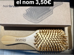 Cepillo cabello bambu